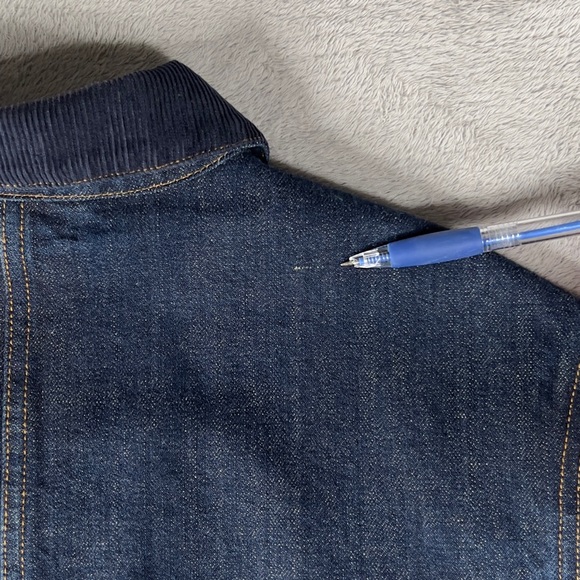 Eat Dust 673 Selvedge Denim Chore Jacket Mens XL Japanese Heavy Duty Indigo Blue - Picture 16 of 16